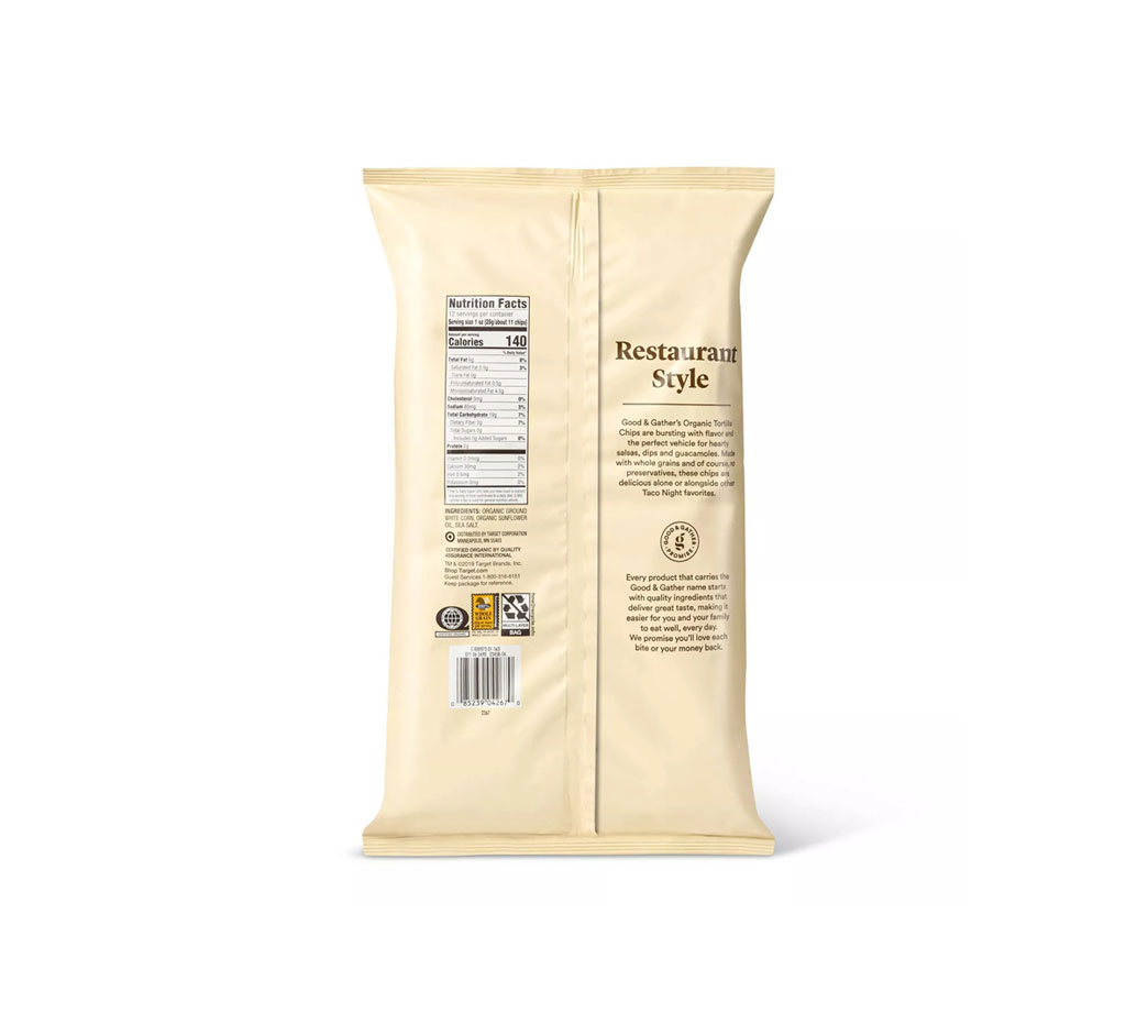 Chips de Tortilha de Milho Branco Orgânico - Imagem 2